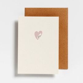 Postkaart Heart / Hello August